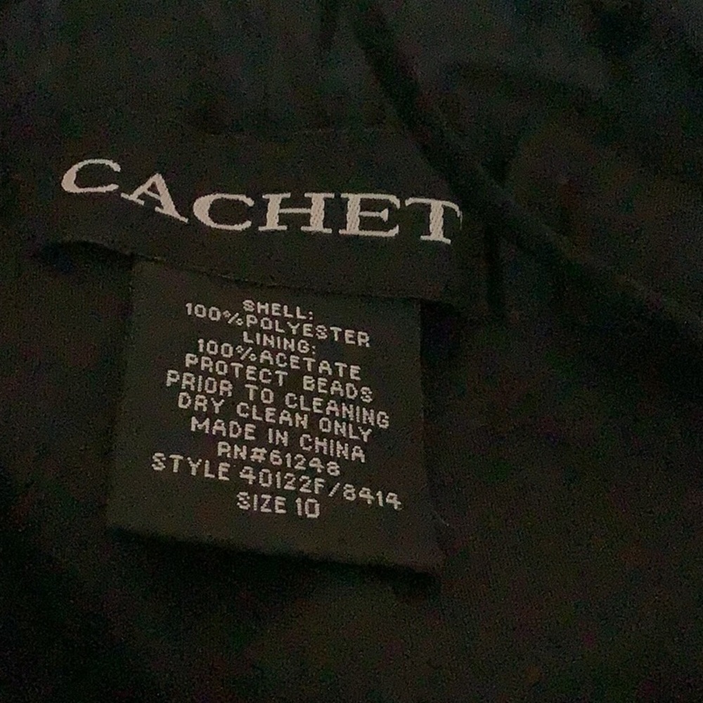Cachet Black Sequin Maxi Dress - Picture 6 of 12